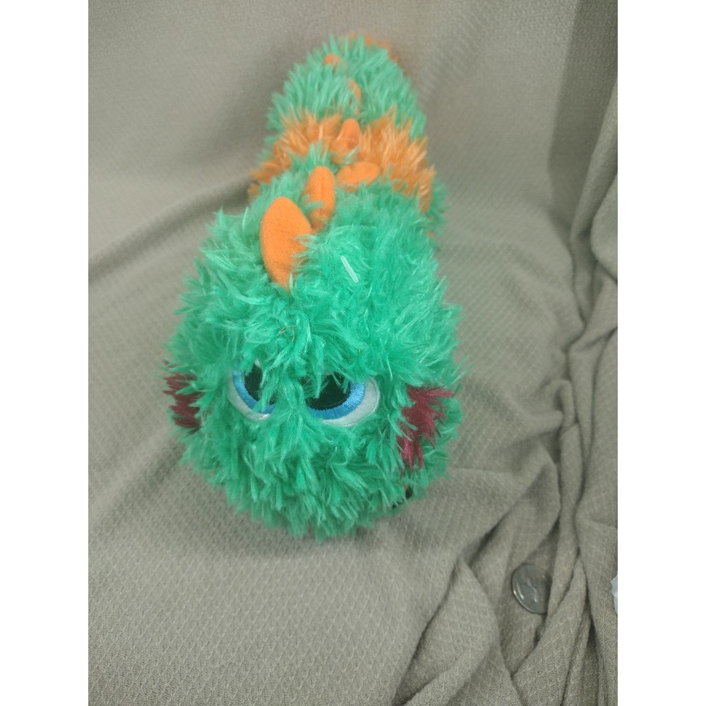 Stuffies baby Igby Iguana green 12" stuffy with zipper mouth and magnetic feet